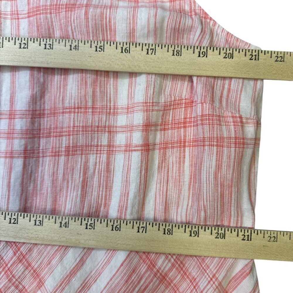 J Jill Love Linen Dress Maxi Pockets Womens Sz XL Lagenlook Coastal Beachy - Picture 12 of 13